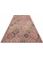 Pembe Geometrik Yün Modern Desenli Yün Hav Toz Vermez Leke Tutmayan Salon Yolluk Mutfak El Dokuma Halı 3