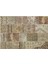 Bej Patchwork Etnik Modern Desenli Yün Hav Toz Vermez Leke Tutmayan Salon Yolluk Mutfak El Dokuma Halı 3