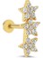 Üçlü Yıldız Taşlı Tragus Piercing 1