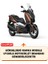 Reflektörlü Siyah Turuncu Dikişli Yamaha X-Max 300 Iron Max Pro Arka Çanta Uyumlu Branda Motosiket Brandası Motor Örtüsü Çadır Su Geçirmez Motosiklet Kılıfı Motor Brandası 2