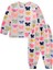 Desenli Pijama Takım 2-10 Yaş Kelebek Desen 1