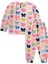 Desenli Pijama Takım 2-10 Yaş Kelebek Desen 2