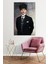 Mustafa Kemal Atatürk Portresi Cam Tablo, Darbelere Dayanıklı Kırılmaz Cam, Hediyelik 2