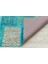Yeşil Patchwork Etnik Modern Desenli Yün Hav Toz Vermez Leke Tutmayan Salon Yolluk Mutfak El Dokuma Halı 1