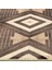 Pratap Kahverengi Geometrik Etnik Modern Desenli Kadife Makinada Yıkanabilir Hav Toz Vermez Leke Tutmayan Kaymaz Taban Dijital Makine Baskı Salon Yolluk Mutfak Halı 3