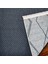 Geometrik Gri Pamuk Dikdörtgen Modern Desenli Pamuk Makinada Yıkanabilir Hav Toz Vermez Leke Tutmayan Kaymaz Taban Dijital Makine Baskı Salon Yolluk Mutfak Halı 5