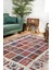 Yukon Bej Patchwork Etnik Modern Desenli Makinada Yıkanabilir Hav Toz Vermez Leke Tutmayan Kaymaz Taban Dijital Makine Baskı Salon Yolluk Mutfak Halı 3