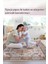 ile Aux Cerfs Eskitme Krem Polyester Dikdörtgen Modern Desenli Pamuk Makinada Yıkanabilir Hav Toz Vermez Leke Tutmayan Kaymaz Taban Dijital Makine Baskı Salon Yolluk Mutfak Halı 3