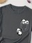 Panda Cep Tasarım Baskılı Kadın T-Shirt 1