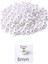 50 Gram 6mm Beyaz Renk Plastik Inci Boncuk Çanta ve Takı Yapım Boncuğu (~375 Adet) 2