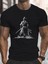 Samuray Özel Tasarım Baskılı Siyah T-Shirt 1
