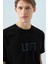 Erkek Regular Fit T-Shirt LF2038461 Black/whıte 2