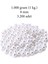 1.000 Gram (1 Kg.) 8mm Beyaz Renk Plastik İnci Boncuk Çanta ve Takı Yapım Boncuğu (~3.200 Adet) 1
