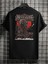 Metallica Alternatif Tasarım Sırt ve Ön Baskılı Siyah Unisex T-Shirt 1