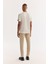 Erkek Ekru Bisiklet Yaka Soft Touch Bi-Stretch Baskılı Regular Fit T-Shirt A52Y1022 4