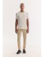 Erkek Ekru Bisiklet Yaka Soft Touch Bi-Stretch Baskılı Regular Fit T-Shirt A52Y1022 7