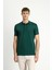 Polo Yaka Slim Fit Dar Kesim Nakışlı Süprem Pamuklu Tişört 5