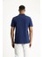 Cepli Polo Yaka Regular Fit Nakışlı Pamuk Tişört 4