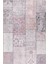 Cardiff Patchwork Pembe Polyester Dikdörtgen Modern Desenli Pamuk Makinada Yıkanabilir Hav Toz Vermez Leke Tutmayan Kaymaz Taban Dijital Makine Baskı Salon Yolluk Mutfak Halı 1