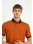 Polo Yaka Regular Fit Desenli Pamuklu Tişört 3