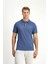 Polo Yaka Slim Fit Dar Kesim Nakışlı Pamuk Tişört 3