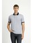 Polo Yaka Regular Fit Desenli Pamuklu Tişört 1