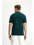 Polo Yaka Slim Fit Dar Kesim Nakışlı Pamuk Tişört 4