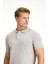 Polo Yaka Slim Fit Dar Kesim Nakışlı Pamuk Tişört 1