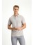 Polo Yaka Slim Fit Dar Kesim Nakışlı Pamuk Tişört 2