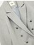 Slim Fit Düğmeli Cepli Uzun Kollu Kruvaze Blazer Ceket 3