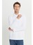 %100 Pamuk Standart Fit Normal Kesim Polo Yaka Sweatshirt 3