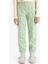 Kız Çocuk Pijama Takımı Baskılı Uzun Kollu Üst Desenli Uzun Alt F6219A825WN 7