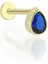Lacivert Damla Tragus Piercing 1