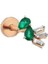 Yeşil Damla Taş Model Tragus Piercing 1