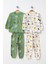 Desenli 2'li Erkek Çocuk Pijama Takımı 1