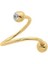 Iki Ucu Taşlı Kıvrımlı Helix Piercing 1
