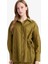 Regular Fit Gömlek Yaka Jakarlı Uzun Kollu Tunik F7983AX25AU 1