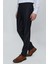 Lacivert Gabardin Yan Cep Açık Paça Basic Comfort Fit Esnek Pantolon 1003255005 3