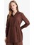 Regular Fit Poplin Bağlamalı Uzun Kollu Gömlek Tunik D4160AX25SM 3