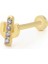 Üç Taşlı Kaktüs Model Tragus Piercing 1