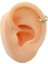 Taşlı Çivi Motifli Helix Piercing 1