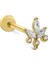Üç Taş Lotus Tragus Piercing 1