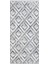 Melvina Geometrik Mavi Polyester Dikdörtgen Modern Desenli Akrilik Hav Vermeyen Leke Tutmayan Kolay Temizlenen Yumuşak Makine Salon Yolluk Mutfak Halı 1