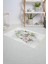 Banyo Halısı Dijital Baskılı Banyo Paspası 50X80 Polyester Kaymaz Tabanlı Duş Paspası Angel 1