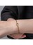 925 Ayar Gümüş Gold Aşk Düğüm Kadın Bileklik T8074 (491491) 3