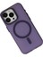 iPhone 15 Pro Kılıf Lodos Magneticsafe Mat Kapak - Mor - BRNTEK5481-3660 3