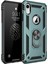 iPhone Xr Kılıf Sofya Yüzüklü Silikon Kapak - Yeşil - BRNTEK1476-5610 1