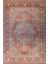Lincoln Klasik Kırmızı Polyester Dikdörtgen Modern Desenli Pamuk Makinada Yıkanabilir Hav Toz Vermez Leke Tutmayan Kaymaz Taban Dijital Makine Baskı Salon Yolluk Mutfak Halı 1