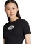 Kadın Siyah T-Shirt Cut Out Rıb Tee KC8804 5