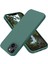 Aksesuar iPhone 14 ile Uyumlu Içi Kadife Dışı Mat Yapıya Sahip Koruma Sağlayan Lansman Silikon Kılıf (Yeşil) 1